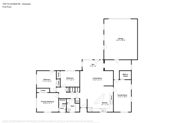 Floor plan 1 for 1007 N Litchfield Rd