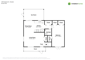 Floor plan 1 for 1008 Axlewood Cir