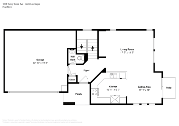Floor plan 1 for 1008 Sunny Acres Ave