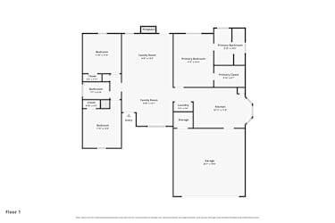Floor plan 1 for 1009 Boardwalk Dr