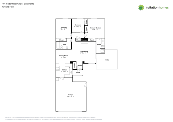 Floor plan 1 for 101 Cedar Rock Cir