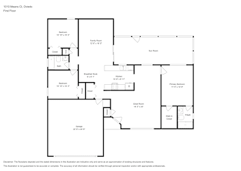 Floor plan 1 for 1010 Means Ct