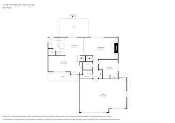 Floor plan 2 for 10128 45th Pl NE