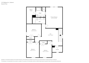 Floor plan 2 for 1013 Baltusrol Ln