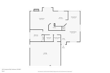 Floor plan 1 for 1013 Companion Way