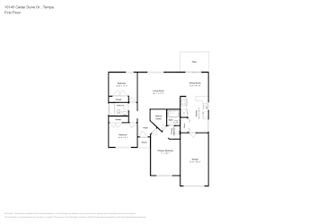Floor plan 1 for 10145 Cedar Dune Dr