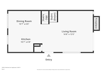 Floor plan 2 for 10165 E Peakview Ave