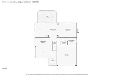 Floor plan 2 for 10169 Fawnbrook Ln