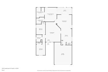 Floor plan 1 for 1018 Cristelle Jean Dr