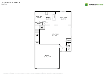 Floor plan 1 for 1019 Garden Web Rd