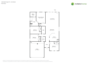 Floor plan 1 for 1020 Salt Creek Trl