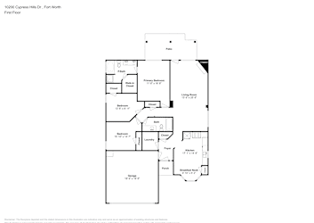 Floor plan 1 for 10200 Cypress Hills Dr