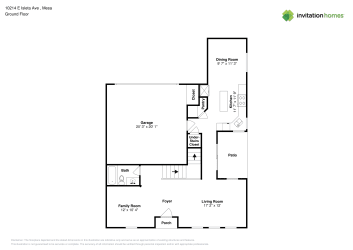 Floor plan 1 for 10214 E Isleta Ave