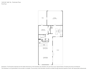 Floor plan 1 for 1025 SW 146th Ter