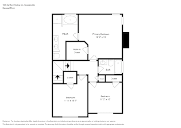 Floor plan 2 for 103 Ashford Hollow Ln