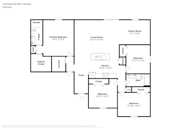 Floor plan 1 for 1030 Elmont St NW