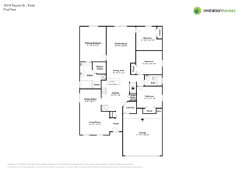 Floor plan 1 for 10315 Tecoma Dr