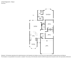Floor plan 1 for 10318 W Magnolia St