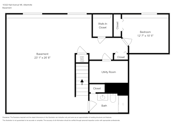 Floor plan 1 for 10322 Kali Ave NE
