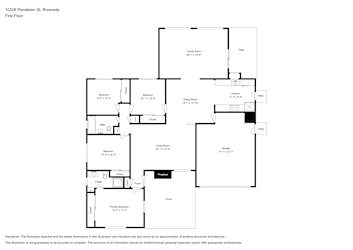 Floor plan 1 for 10326 Pendleton St