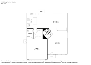 Floor plan 1 for 10333 Frog Pond Dr