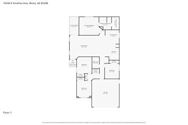 Floor plan 1 for 10343 E Emelita Ave