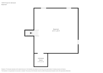 Floor plan 1 for 1035 W Iowa St
