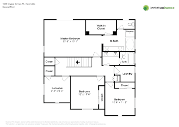 Floor plan 2 for 1036 Crystal Springs Pl