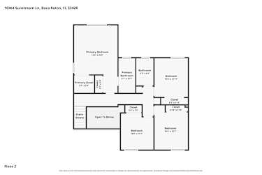 Floor plan 2 for 10364 Sunstream Ln