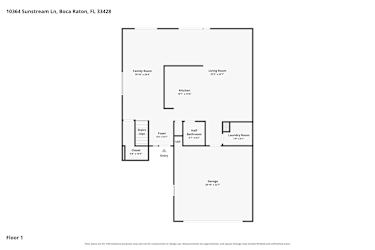 Floor plan 1 for 10364 Sunstream Ln