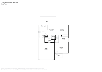 Floor plan 1 for 10382 W Amelia Ave