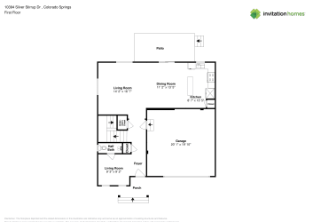 Floor plan 1 for 10394 Silver Stirrup Dr