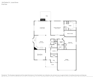 Floor plan 1 for 104 Pristine Dr