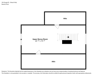 Floor plan 2 for 104 Sunset Dr