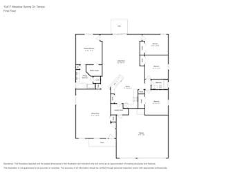 Floor plan 1 for 10417 Meadow Spring Dr