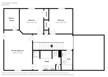 Floor plan 2 for 10419 Worsley Ln