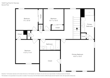 Floor plan 2 for 10420 Frog Pond Dr