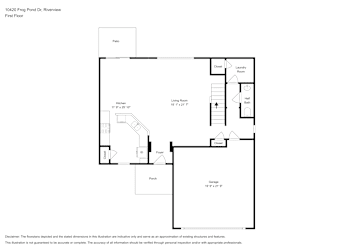 Floor plan 1 for 10420 Frog Pond Dr