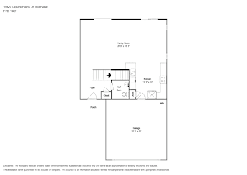 Floor plan 1 for 10420 Laguna Plains Dr