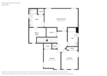 Floor plan 2 for 10420 Laguna Plains Dr