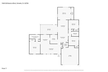 Floor plan 1 for 1043 W Riviera Blvd