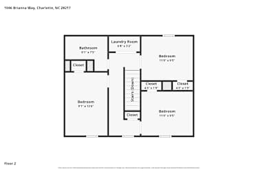 Floor plan 2 for 1046 Brianna Way