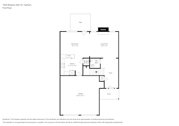 Floor plan 1 for 1046 Shadow Glen Dr
