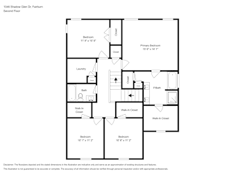 Floor plan 2 for 1046 Shadow Glen Dr