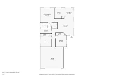 Floor plan 1 for 10460 W Reade Ave