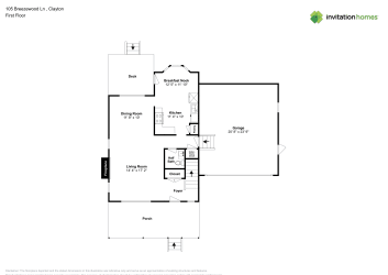 Floor plan 1 for 105 Breezewood Ln