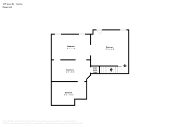 Floor plan 1 for 105 Moss Dr