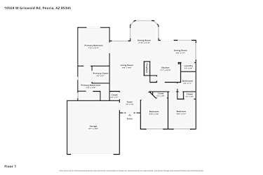 Floor plan 1 for 10504 W Griswold Rd