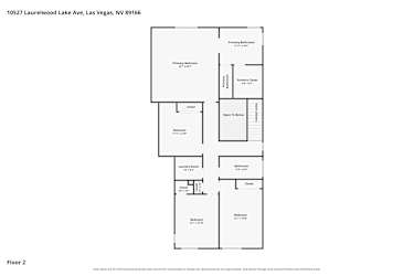Floor plan 2 for 10527 Laurelwood Lake Ave
