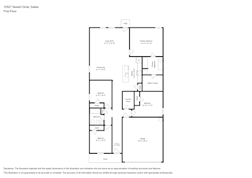 Floor plan 1 for 10527 Sewell Cir